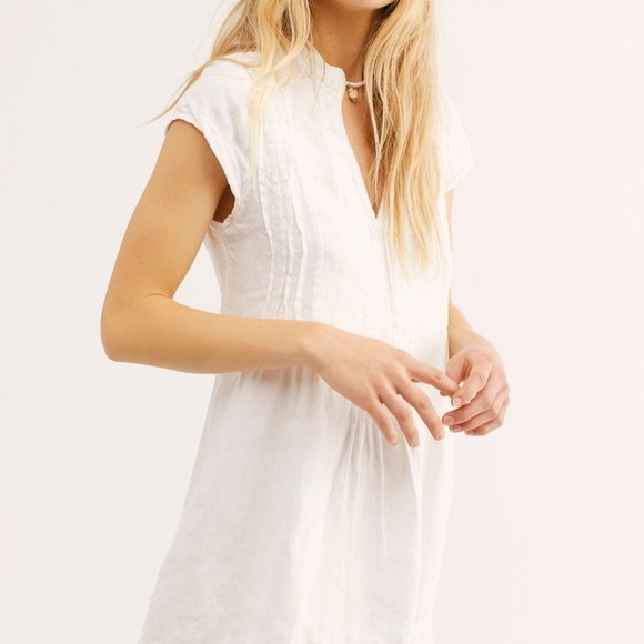 Free People River Linen Tunic Size XS - Picture 3 of 6